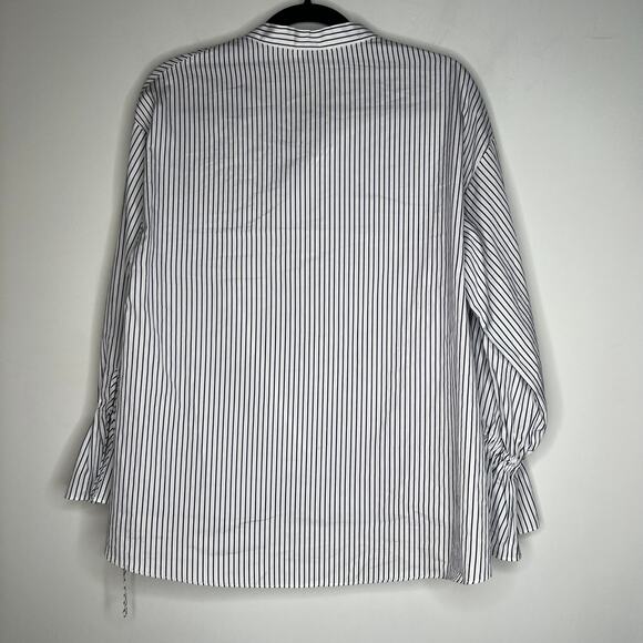 Harshman Striped Bell Sleeve Blouse Size Small - Picture 4 of 7